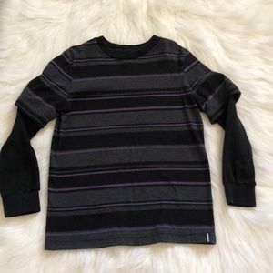Boys long sleeve Tony Hawk striped shirt